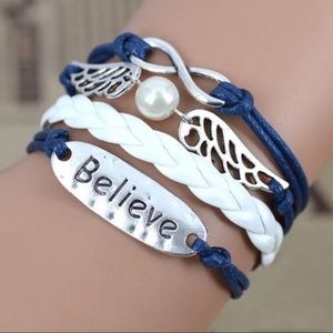 NWT Multi-Layered Infinity Adjustable Bracelet